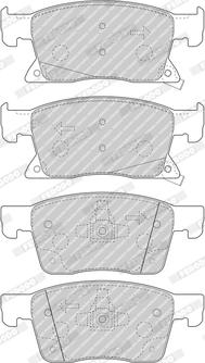 Ferodo FDB4934 - Brake Pad Set, disc brake www.parts5.com