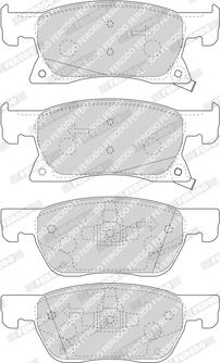 Ferodo FDB4933 - Brake Pad Set, disc brake www.parts5.com