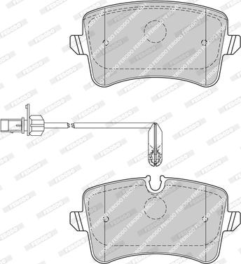 Ferodo FDB4410 - Sada brzdových destiček, kotoučová brzda www.parts5.com