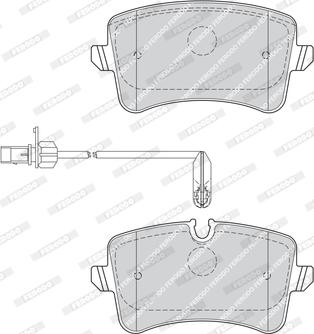 Ferodo FDB4410 - Komplet kočnih obloga, disk kočnica www.parts5.com