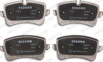 Ferodo FDB4410 - Sada brzdových destiček, kotoučová brzda www.parts5.com