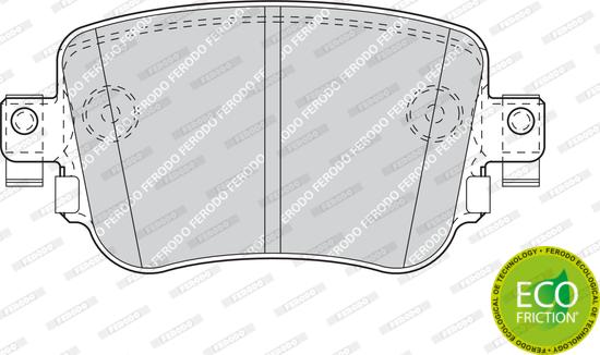 Ferodo FDB4485 - Brake Pad Set, disc brake www.parts5.com