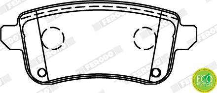 Ferodo FDB4435 - Brake Pad Set, disc brake www.parts5.com