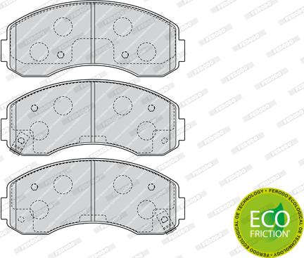 Ferodo FDB4567 - Brake Pad Set, disc brake www.parts5.com