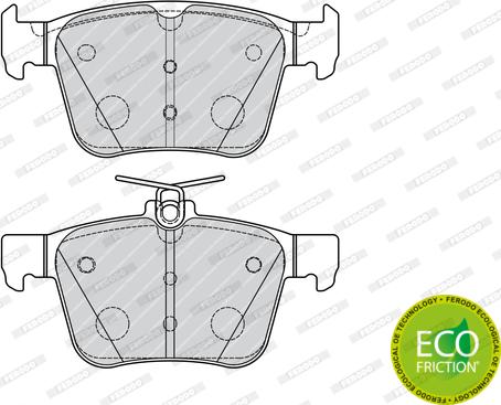 Ferodo FDB4697 - Brake Pad Set, disc brake parts5.com