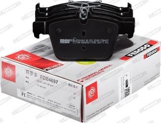 Ferodo FDB4697 - Brake Pad Set, disc brake parts5.com