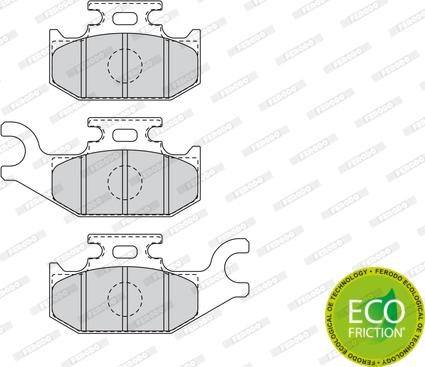 Ferodo FDB4614 - Brake Pad Set, disc brake www.parts5.com