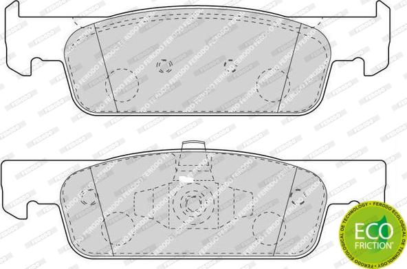 Ferodo FDB4615 - Piduriklotsi komplekt,ketaspidur www.parts5.com