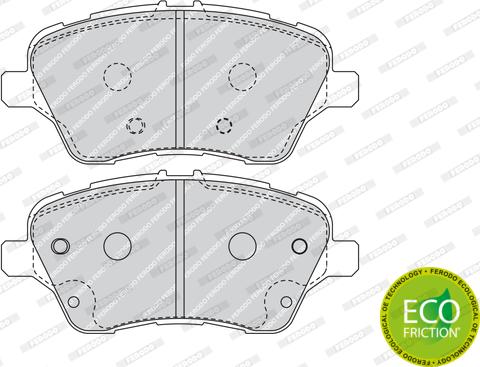 Ferodo FDB4612 - Set placute frana,frana disc www.parts5.com