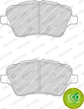 Ferodo FDB4612 - Set placute frana,frana disc www.parts5.com