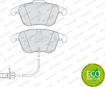 Ferodo FDB4045 - Brake Pad Set, disc brake www.parts5.com