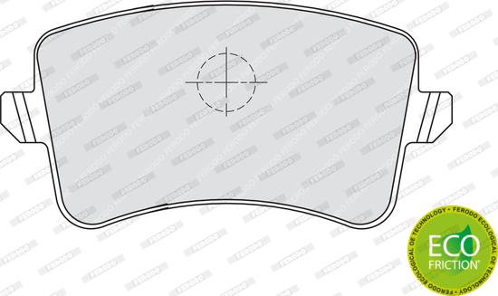 Ferodo FDB4050 - Brake Pad Set, disc brake www.parts5.com