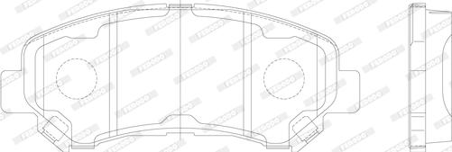 Ferodo FDB4051 - Set placute frana,frana disc www.parts5.com