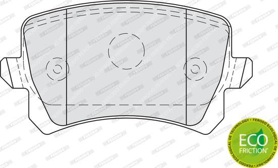 Ferodo FDB4058 - Brake Pad Set, disc brake www.parts5.com