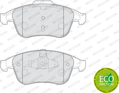 Ferodo FDB4068 - Brake Pad Set, disc brake www.parts5.com