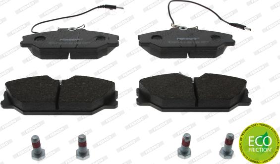 Ferodo FDB406 - Brake Pad Set, disc brake www.parts5.com