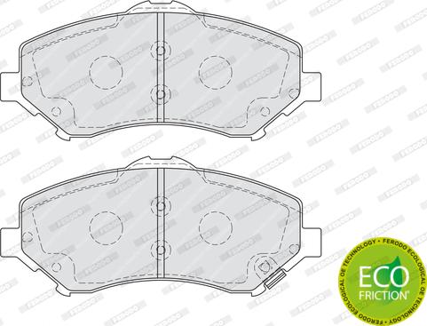 Ferodo FDB4074 - Brake Pad Set, disc brake www.parts5.com