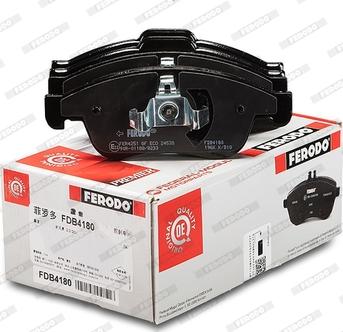 Ferodo FDB4180 - Komplet zavornih oblog, ploscne (kolutne) zavore www.parts5.com