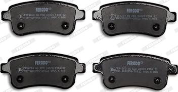 Ferodo FDB4182 - Brake Pad Set, disc brake www.parts5.com