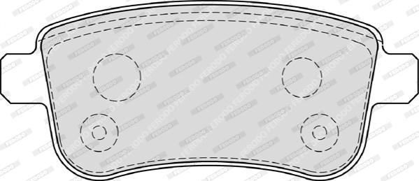 Ferodo FDB4182 - Brake Pad Set, disc brake www.parts5.com