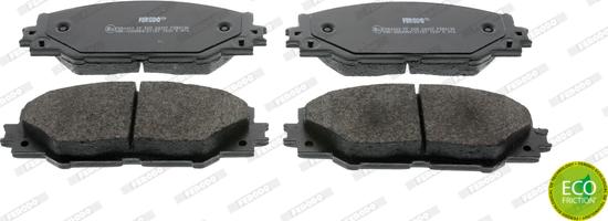 Ferodo FDB4136 - Set placute frana,frana disc www.parts5.com