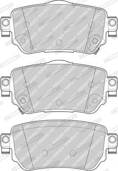 Ferodo FDB4842 - Set placute frana,frana disc www.parts5.com