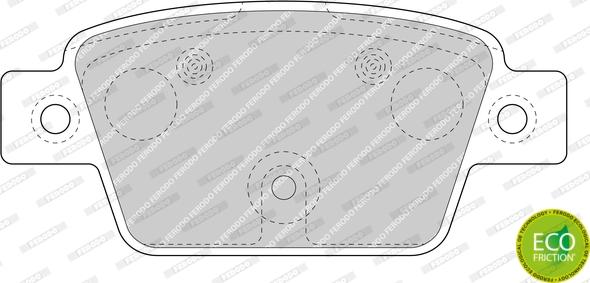 Ferodo FDB4829 - Brake Pad Set, disc brake parts5.com