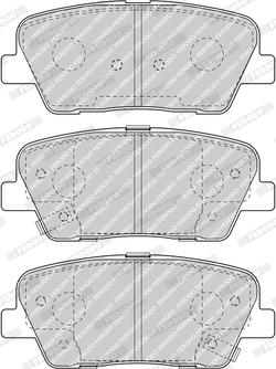 Ferodo FDB4391 - Brake Pad Set, disc brake www.parts5.com