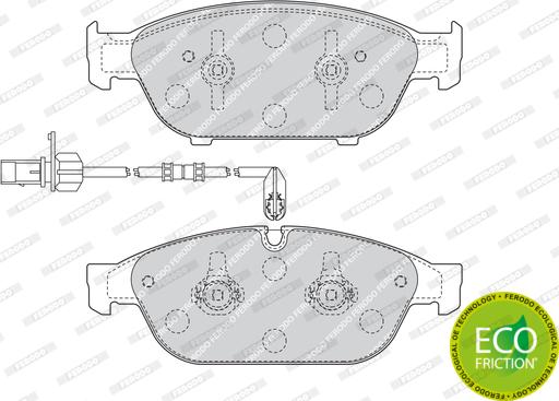 Ferodo FDB4397 - Fren balata seti, diskli fren www.parts5.com