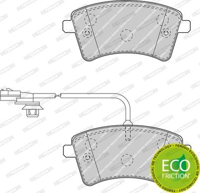 Ferodo FDB4340 - Set placute frana,frana disc www.parts5.com