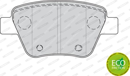 Ferodo FDB4316 - Set placute frana,frana disc www.parts5.com