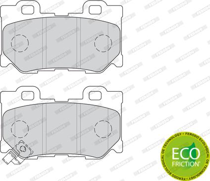 Ferodo FDB4312 - Brake Pad Set, disc brake www.parts5.com