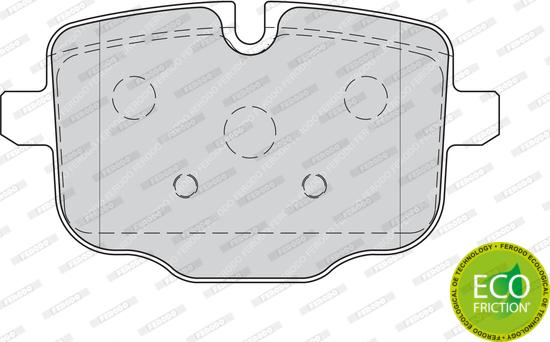 Ferodo FDB4381 - Brake Pad Set, disc brake www.parts5.com