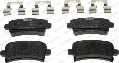 Ferodo FDB4252 - Set placute frana,frana disc www.parts5.com