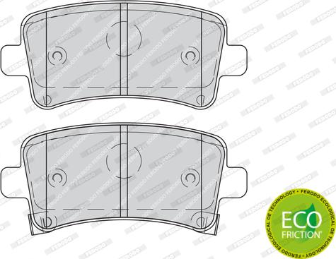 Ferodo FDB4209 - Brake Pad Set, disc brake www.parts5.com