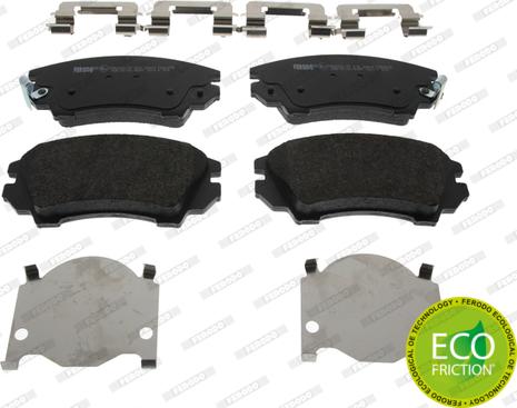 Ferodo FDB4208 - Brake Pad Set, disc brake www.parts5.com