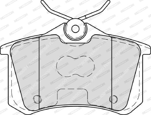 Ferodo FDB4222 - Set placute frana,frana disc www.parts5.com