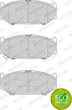 Ferodo FDB4705 - Set placute frana,frana disc www.parts5.com