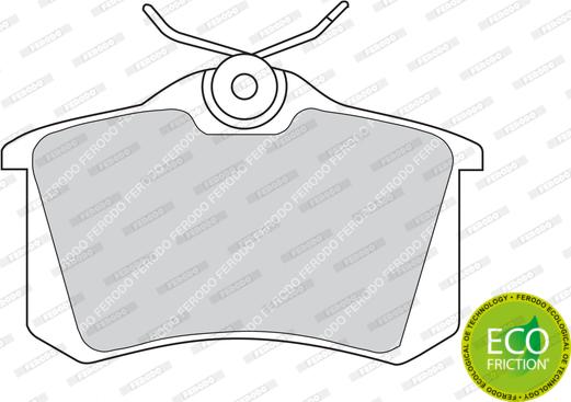 Ferodo FDB541 - Brake Pad Set, disc brake www.parts5.com