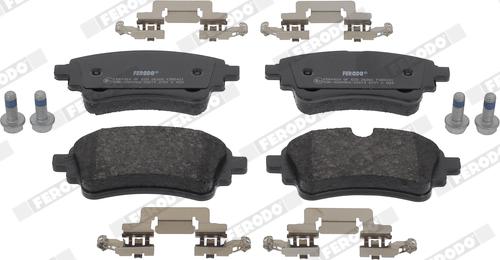 Ferodo FDB5431 - Brake Pad Set, disc brake www.parts5.com