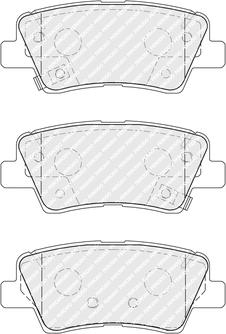 Ferodo FDB5041 - Set placute frana,frana disc www.parts5.com