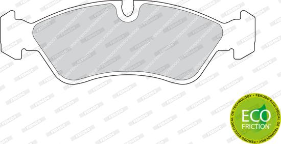 Ferodo FDB584 - Brake Pad Set, disc brake www.parts5.com