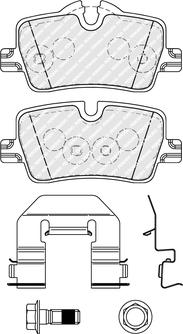 Ferodo FDB5278 - Brake Pad Set, disc brake www.parts5.com