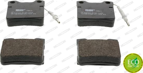 Ferodo FDB619 - Brake Pad Set, disc brake www.parts5.com