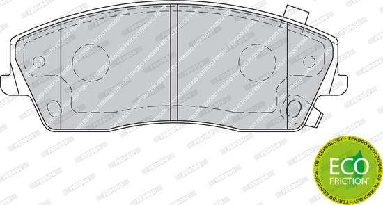 Ferodo FDB1954 - Brake Pad Set, disc brake www.parts5.com