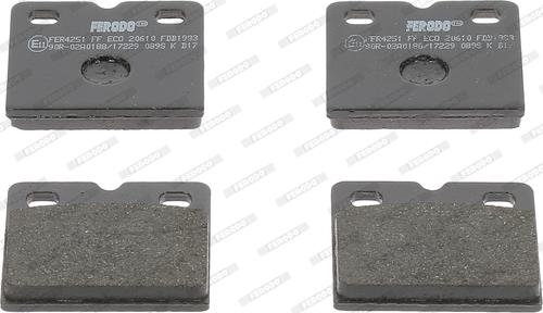 Ferodo FDB1983 - Set placute frana,frana disc www.parts5.com