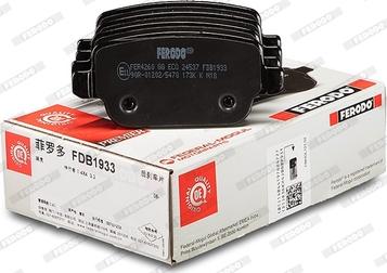 Ferodo FDB1933 - Set placute frana,frana disc www.parts5.com