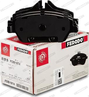 Ferodo FDB1974 - Brake Pad Set, disc brake parts5.com