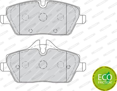 Ferodo FDB1974 - Brake Pad Set, disc brake parts5.com