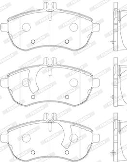 Ferodo FDB1978 - Piduriklotsi komplekt,ketaspidur www.parts5.com